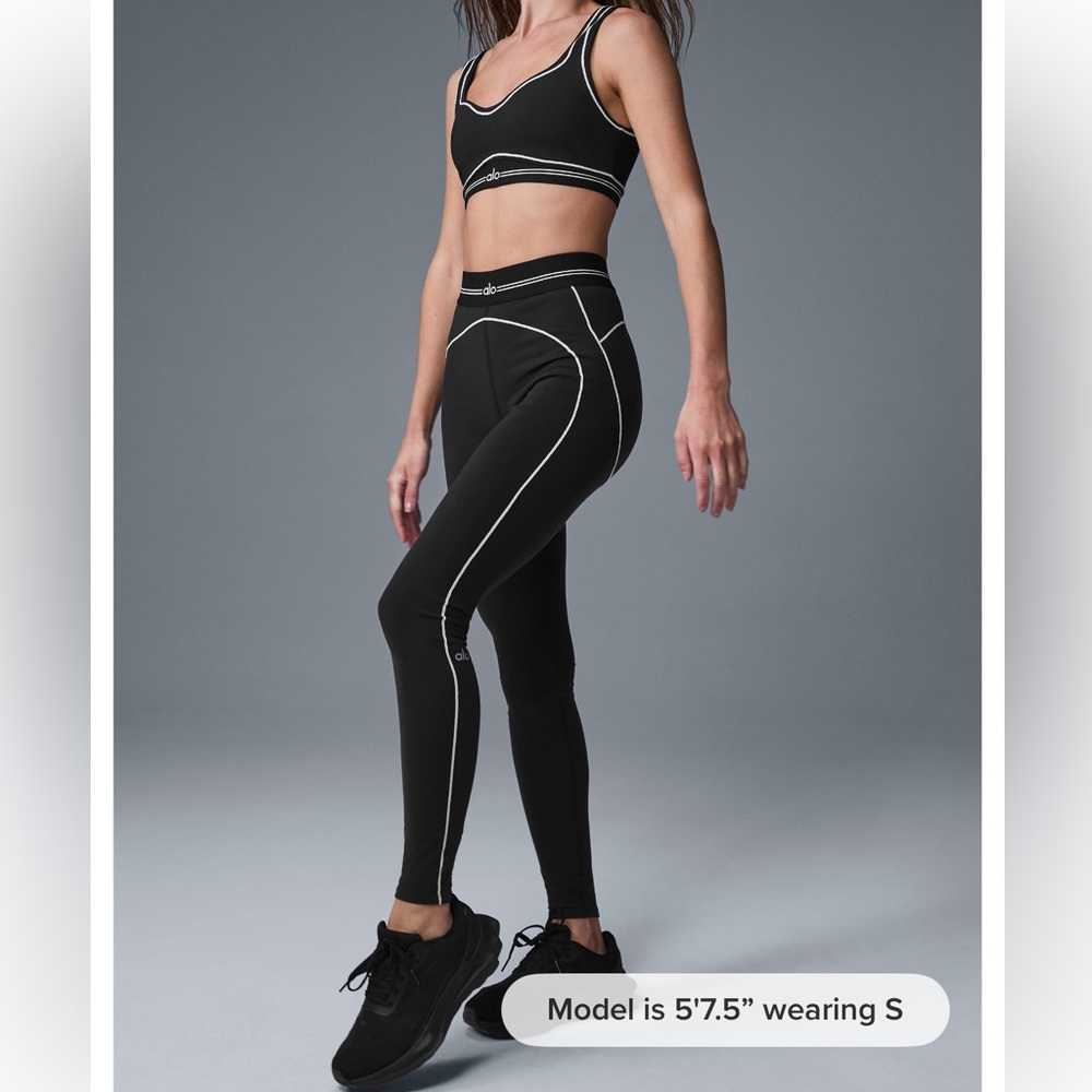 Alo Yoga airbrush high waisted heart throb leggings